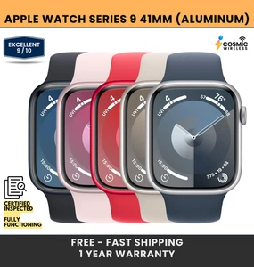 Apple Watch Series 9 41mm (WiFi + LTE/Cellular) Aluminum - Excellent - Picture 1 of 13
