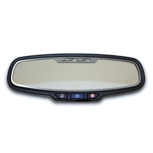 ACC Rear View Mirror Trim w/'SS' fits 2010-14 Chevy Camaro SS-Oval Style Brushed - Picture 1 of 3
