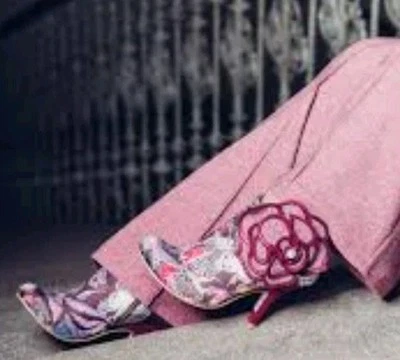 Irregular Choice Boots Heels Floral  Necturn Rare Bag 🎒 Boots Sold  Seperate - Image 1 of 4