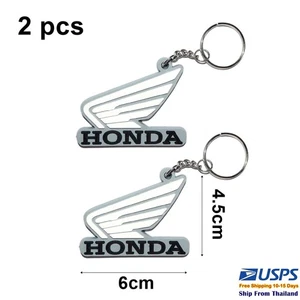 G4 schwarz grau Honda Schlüsselanhänger Schlüsselring Gummi Key Chain Auto Motorrad Geschenk Metall - Bild 1 von 6