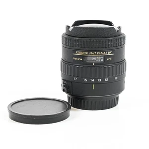 Tokina AF 10-17mm f3.5-4.5 AT-X DX Fisheye Lens Canon EF #100 - Picture 1 of 6