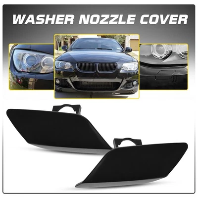 2 piezas cubiertas de lavadora de faros para BMW 328i 335i 335is 2011-13 61677253393 Foto 1 de 4