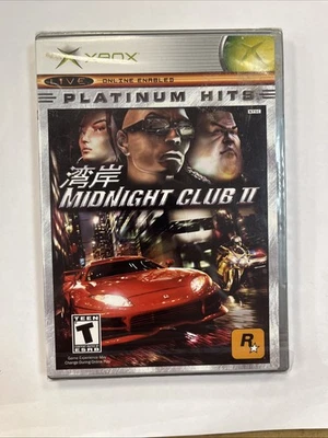 Midnight Club II (Microsoft Xbox, 2003) Sealed Platinum Hits - Image 1 of 4