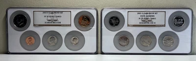 2003 S Clad Complete U.S. Mint Proof Set NGC PF70 UCAM 10 Coin Set - Image 1 of 4