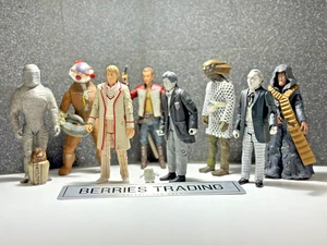8 Doctor Who Action Figure Bundle Collectors - Bargain for enthusiast!!! Vintage - Picture 1 of 20