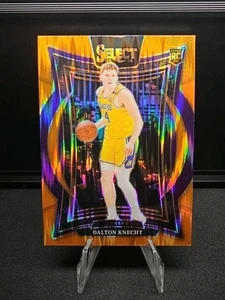 Dalton Knecht 2024-25 Panini Select Concourse Orange Flash Prizm (RC) #91 Lakers - Picture 1 of 2