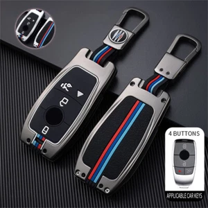 Zinc Alloy Car Key Fob Case Cover For Mercedes-Benz A B C E S G Class GLC GLE - Picture 1 of 12