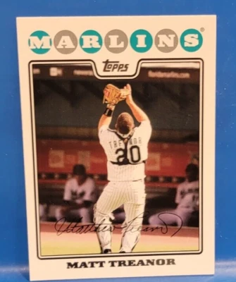 Matt Treanor C Marlins Topps Baseball Card #UH75 2008 - Image 1 of 2