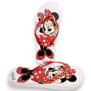 Infradito Disney Minnie Mouse bambina sandali a pois rossi bambini vacanze spiaggia scarpe - Foto 1 di 10