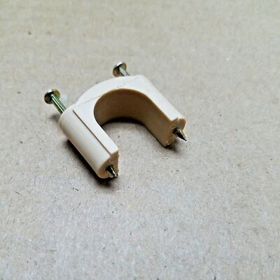 50 Pc Handy Straps 1/2" Plastic Straps Clamps Water Line Copper CPVC Tubing - Image 1 of 3