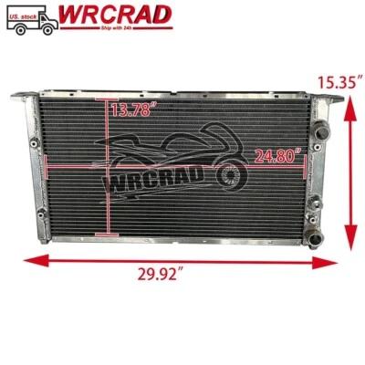 Aluminum Manual Radiator Fit Volkswagen Jetta Golf GTI GLX VR6 2.8L 1994-1998 MT - Image 1 of 4