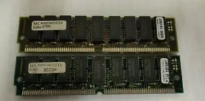 2x SEC KMM5368103CK-6 32MB 8x36 60ns FPM Parity SIMM Memory Modules - Picture 1 of 1