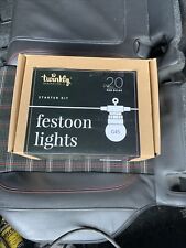 Twinkly GEN II Smart Festoon Lights 20 Multi LED App Controlled 10m IP44 