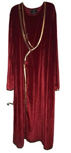 Magicka Wizard Red & Gold Trim Velvet Costume & Hood PARADOX INTERACTIVE L-XL - Picture 1 of 10