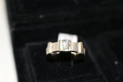 Alianza Versace Oro Blanco 18k Diamantes - Excelente Estado y Auténtica Foto 1 de 4