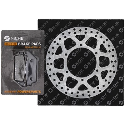 NICHE Front Left Brake Rotor Pad Kit for Suzuki GW250 69100-10840 Semi Metallic - Image 1 of 4