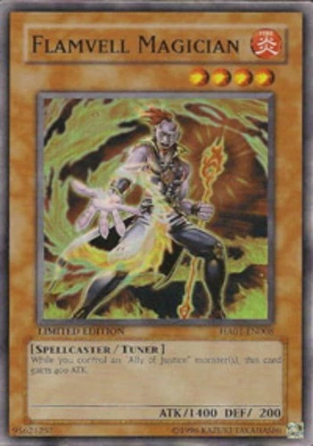 Flamvell Magician - HA01-EN008 - Super Rare - Unlimited Edition - Heavily Played - Image 1 of 1