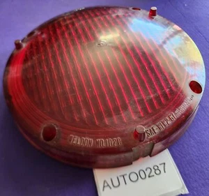 AUTO0287 - Weldon 7” Red Lens Only 1020 Series Warning Light - New Old Stock - Picture 1 of 2