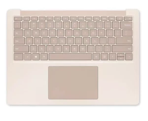 Genuine Microsoft Surface Laptop 4 Palmrest Keyboard Touchpad platinum - Picture 1 of 2