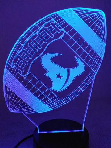 Houston Texans Football Illusion Light Cover
