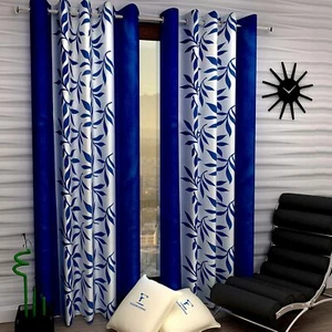 New 2 Piece Eyelet Window Curtain Set - 5 feet - Picture 1 of 2