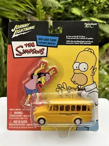 The Simpsons - Springfield Elementary School Bus Otto 1:64 Johnny Lightning NEW - Picture 1 of 7