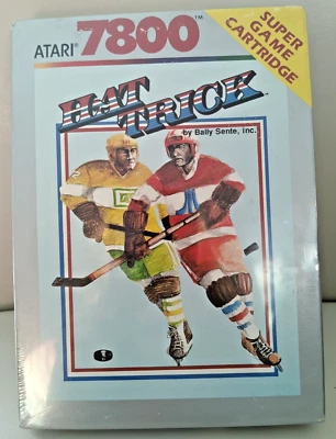 Hat Trick by Bally Sente Inc.;Atari 7800 Game Cart;NOS; Orig factory wrap CX7829 - Image 1 of 4