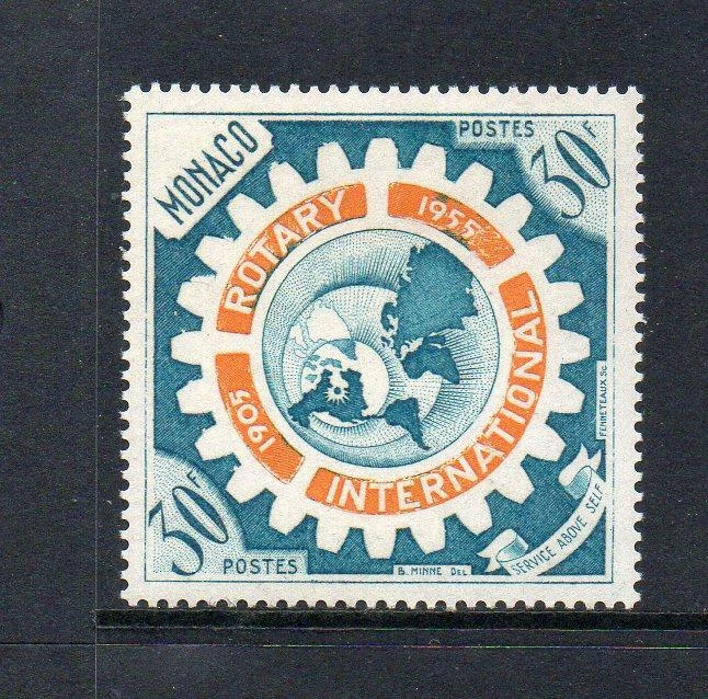 Mónaco sin montar o nunca montada 1955 SG543 50o ANV DE ROTARY INTERNATIONAL Foto 1 de 1