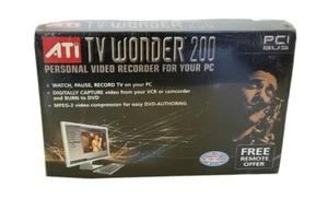 ATI TV Wonder 200 Personal Video Recorder for PC PVR PCI Bus Vintage Windows XP - Picture 1 of 4