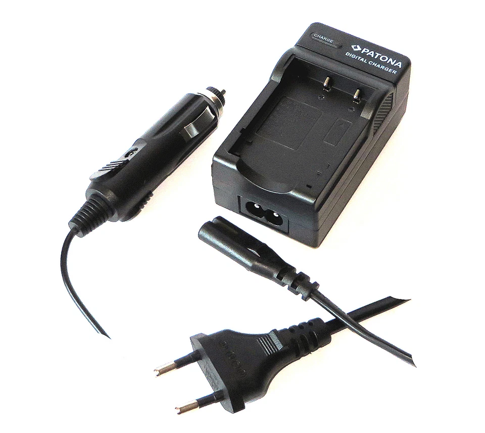 PATONA Ladegerät für Panasonic Lumix DMC-FX2 DMC-FX7