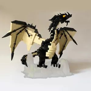 MOC: Dragon Perfect for Castle Scene Height: 10 Inches 704 Pieces Gift DIY - Picture 1 of 4