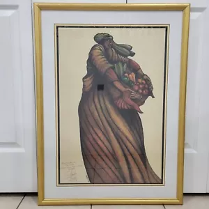 Charles Bibbs Offset Lithograph Print - Artist Sign & Greeting #Blessed Harvest - Picture 1 of 10