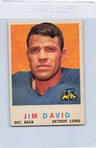 1959 Topps #143 Jim David Lions NM 2231 - Picture 1 of 2