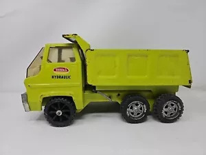 Vintage 1970er grüner Tonka 13" hydraulischer Muldenkipper, funktionierender gepresster Stahl - USA - Bild 1 von 4