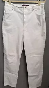 Gloria Vanderbilt Damenjeans 12 weiß Amanda Heritage Fit Tapered Leg Rise - Bild 1 von 10