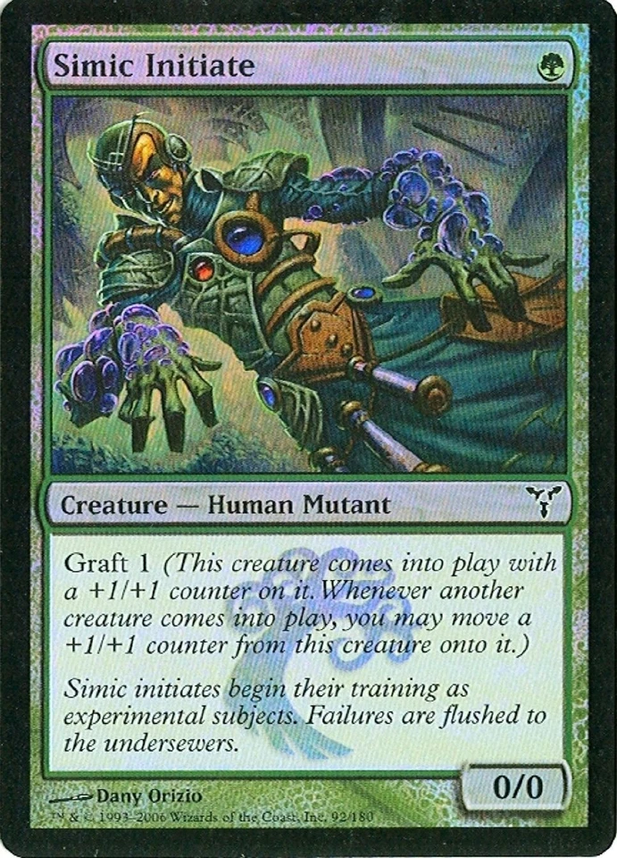 MTG - Dissension - Simic Initiate - Foil - NM - Image 1 of 1