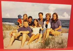 Weihnachtskarte 2000 Vizepräsident Al Gore Familie mit Umschlag - selten - Bild 1 von 3