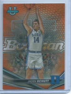 Jaden Schutt Rookie Orange Refractor /25 2022-23 Bowman Best Basketball - Imagen 1 de 2