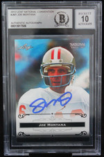 2012 Leaf National Convention #JM1 Joe Montana Auto SF 49ers BAS Autograph 10