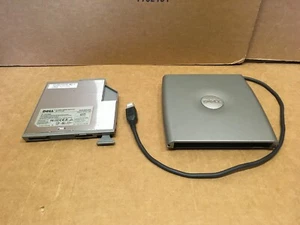 DELL MPF82E Floppy Drive Module, Latitude, Inspiron Laptops WITH EXTERNAL USB - Picture 1 of 5