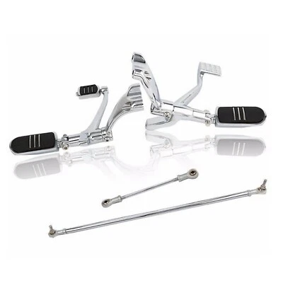 Palanca de clavija de control delantero cromada para motocicleta Harley Sportster 1200 883 XL personalizada Foto 1 de 3