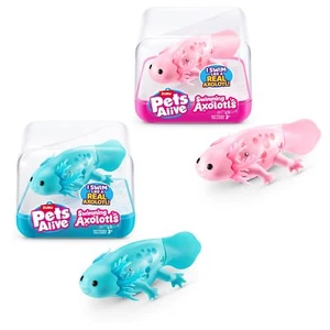 Juguete electrónico para mascotas Pets Alive Robo Axolotl paquete de 2 de ZURU - Imagen 1 de 7
