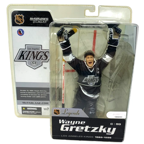 Mcfarlane NHL Wayne Gretzky LA Kings Black Jersey Legends Series 1 Figure Cover