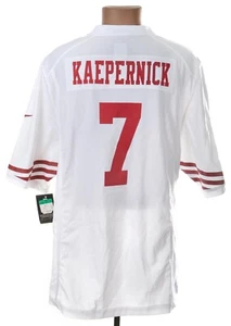 NFL SAN FRANCISCO 49ERS AMERICAN FOOTBALL SHIRT KAEPERNICK #7 NIKE XL - Picture 1 of 7