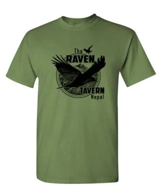 THE RAVEN TAVERN - Unisex Cotton T-Shirt Tee Shirt - Image 1 of 4