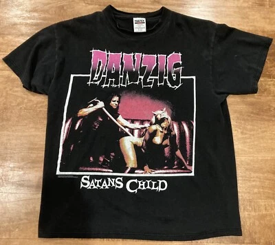 Camiseta rara vintage 2000 Danzig Satans Niño Glenn Samhain Misfits XL Tultex L Foto 1 de 4