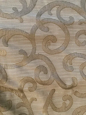 Custom Drapes Moss Green Golden 185”W x 99”L Triple Pinch Pleats Blackout Lined - Image 1 of 4