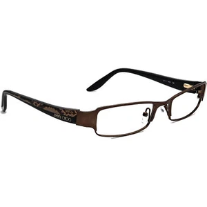 Jimmy Choo Eyeglasses JC 30 N0W Brown/Snake Rectangular Frame Italy 51[]17 13 - Picture 1 of 11