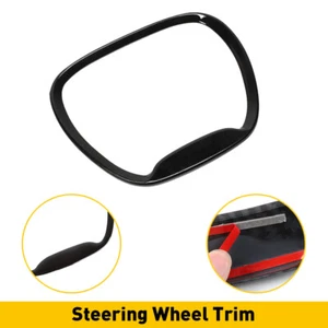 1X Black Steering Wheel Center Trim Ring for 2014-2021 Dodge Durango Accessories - Picture 1 of 12