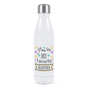 You're My Favourite Grandma Stars Double Wall Water Bottle Funny Best Nan - Picture 1 of 1
